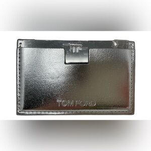 Tom Ford Cosmetics Mirror Case / Cardholder With Mirror Silver Color NEW